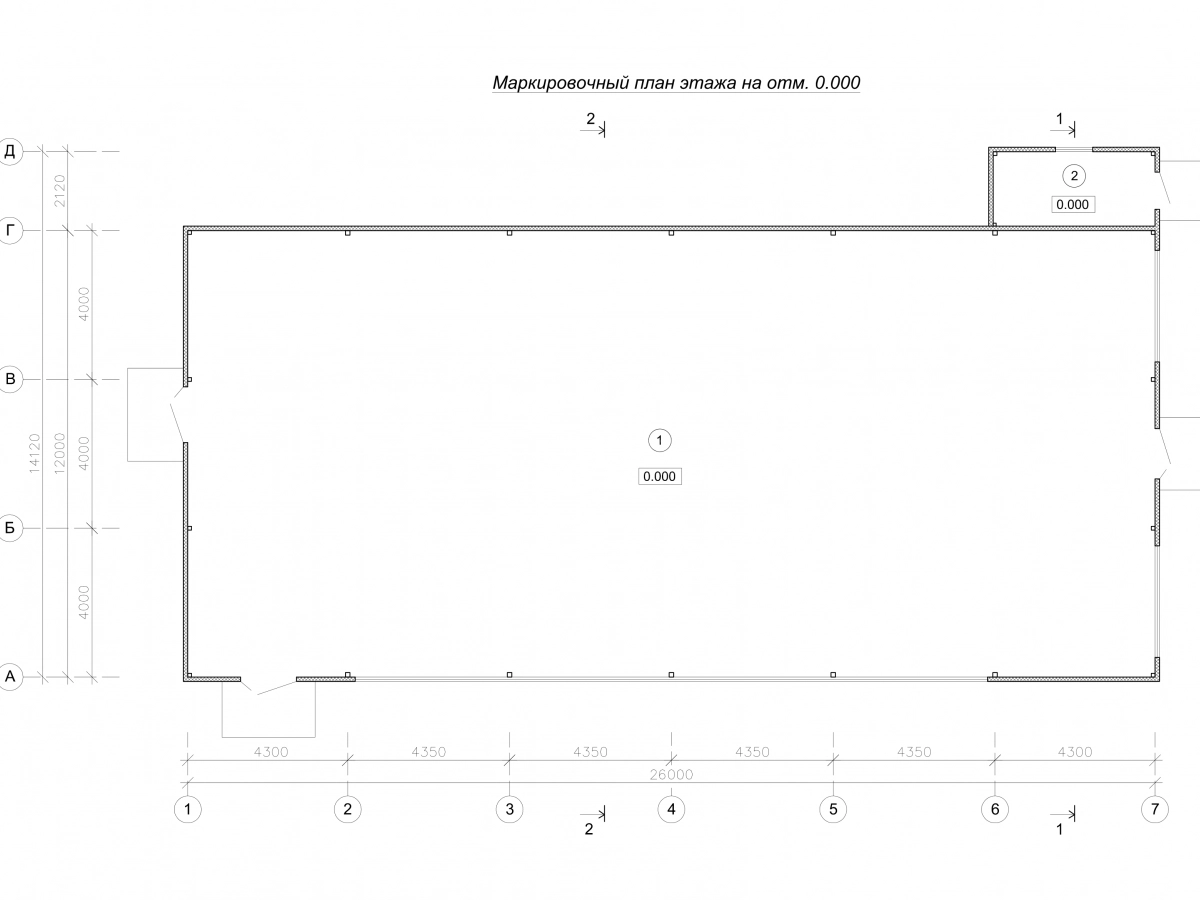 3D визуализация Административно-офисное здание из сэндвич-панелей - фото 3