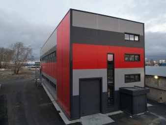 Производственное здание из сэндвич-панелей 